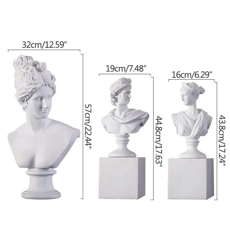 Скульптура APOLLO для украшения дома декоративное украшение витрина реквизит эскиз