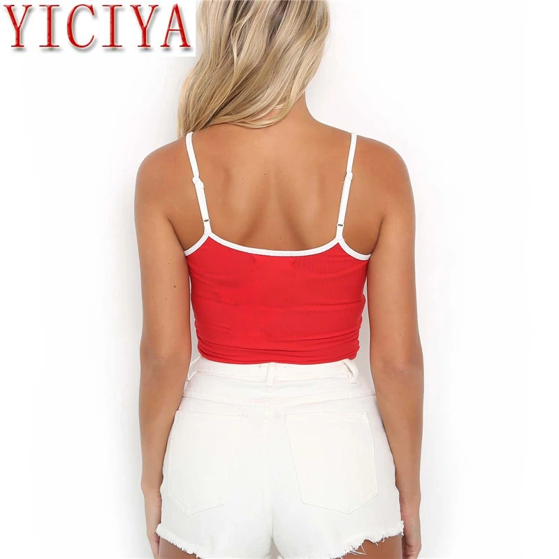

2021 New Fashion Women Tank Tops Red White Letter "Honey" Print Sexy Casual Sleeveless Camisole Crochet Croptop Pullovers Ladies