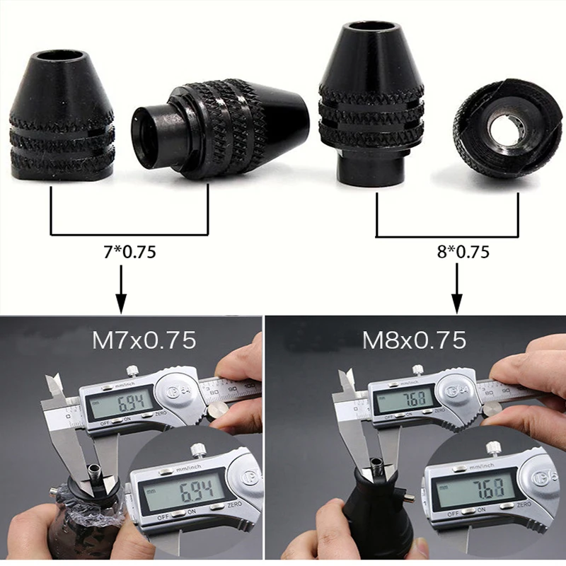 Универсальный патрон Dremel для вращающихся инструментов 0 5 3 2 мм|dremel chuck|keyless dremeldremel