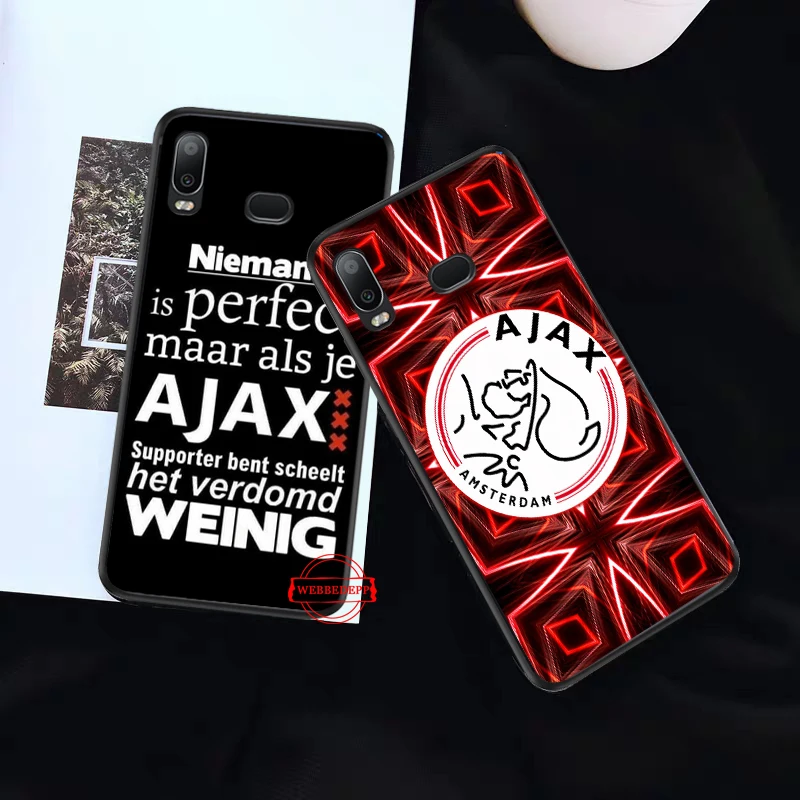 Силиконовый чехол Ajax Team для Samsung J4 Core 2018 Plus J6 Prime J7 Duo J8 Note 8 9 10 | Мобильные телефоны и