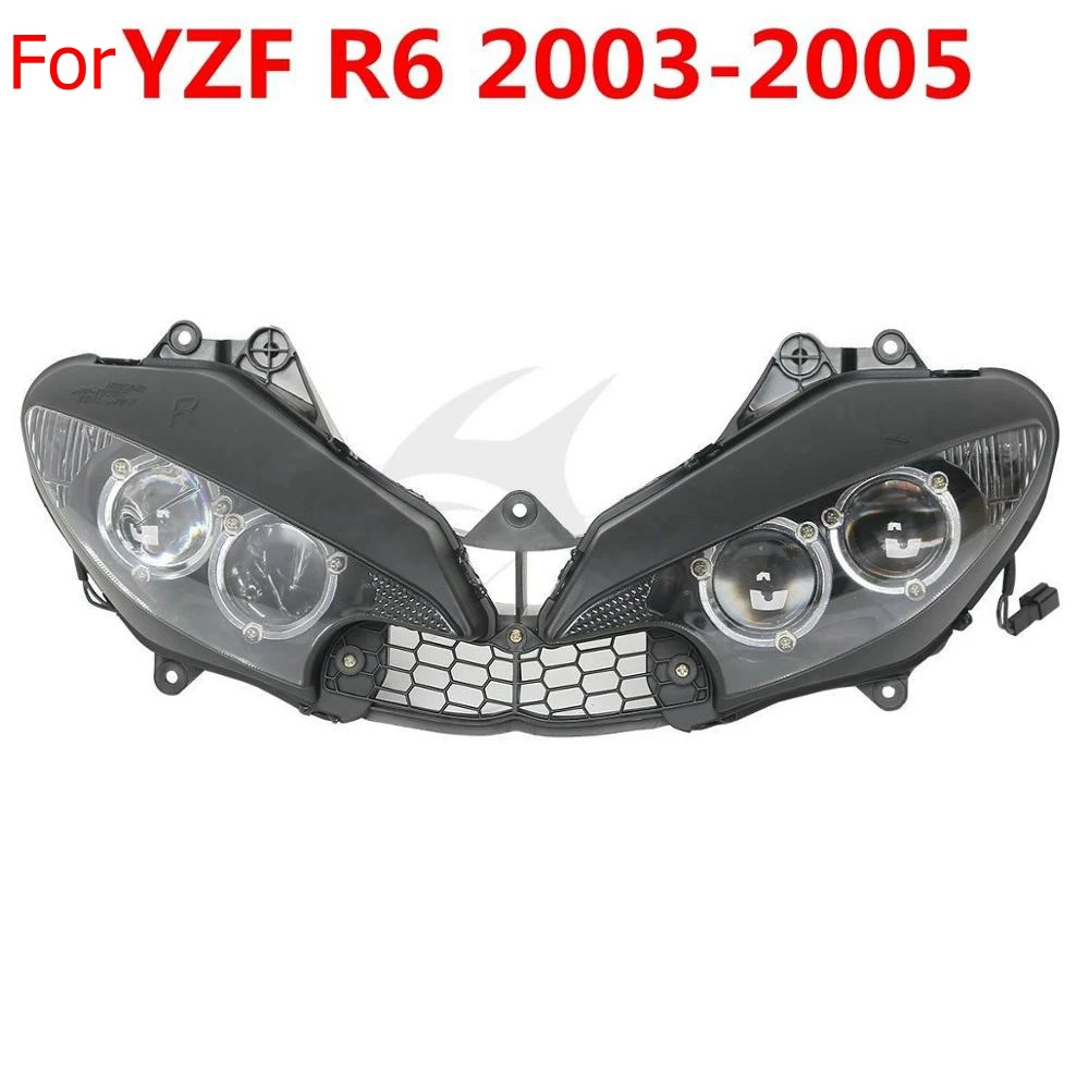 Передние фары для мотоцикла лампы головного света Yamaha YZF R6 2003-2005 R6S 2006-2009 07 |