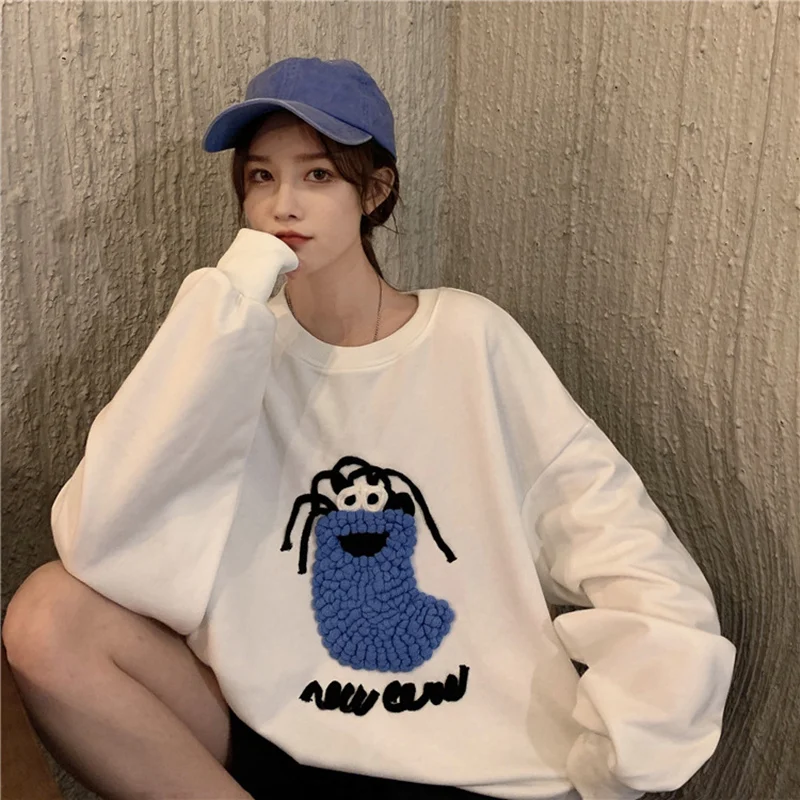 Women Sweetshirts Kawaii Clothes Sweatshirt Women Korean Fashion Women Pullovers Harajuku Hoodie Oversized Hoodie Autumn Winter