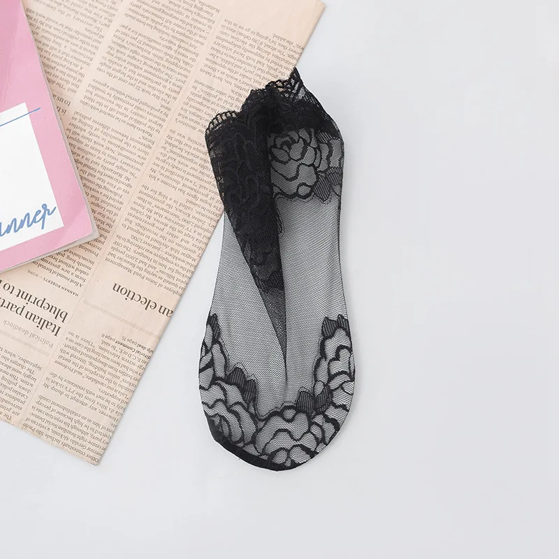 

Novelty Harajuku New Product Crystal Silk Tide Socks Lace Women Socks Casual High Quality Sox girls socks kawaii