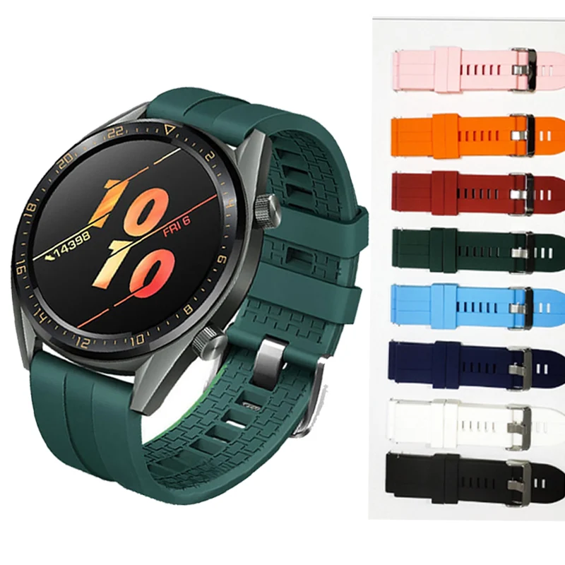 20 22 мм спортивный ремешок для Huawei Watch GT / Honor волшебный браслет Huami Amazfit Bip GTR 47 42 Pace