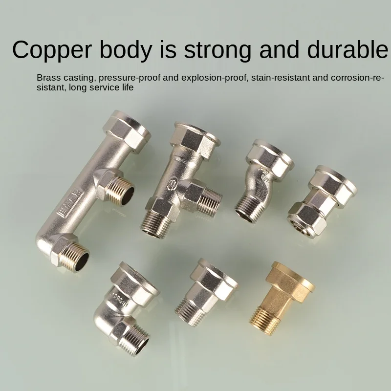 Полностью медный счетчик природного газа передний и задний переходник тройник M30