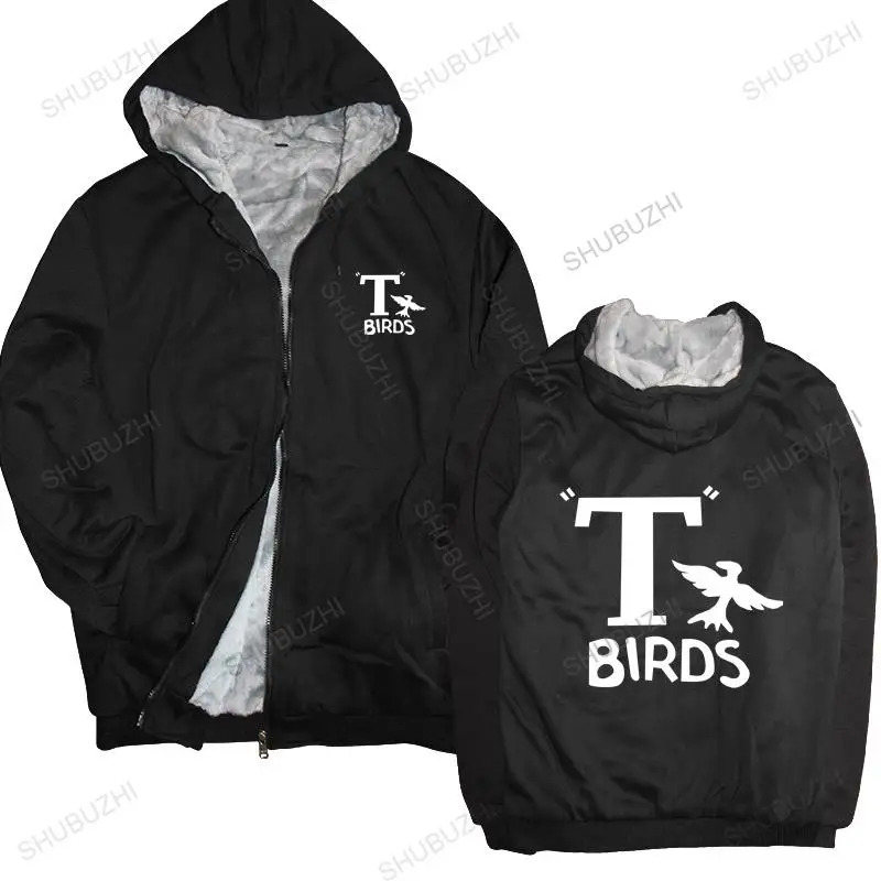 

winter hoodie warm coat "T Birds" warm coat - Mens Kids Childrens T Birds hoodie - Grease Fancy Dress brand winter jacket
