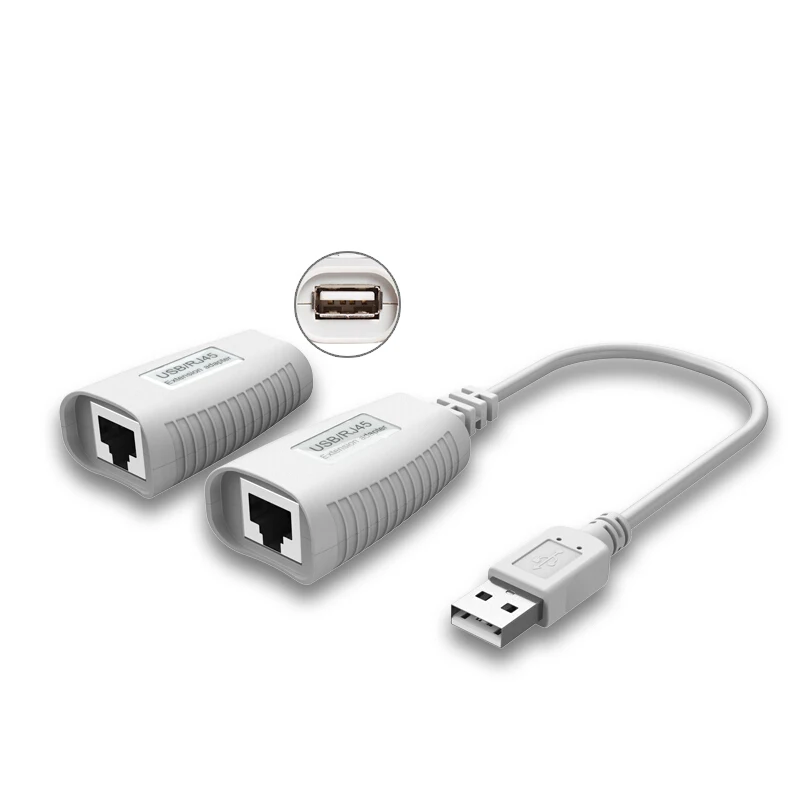 Адаптер удлинитель кабеля USB 2 0 150 футов 50 м|usb to|usb 2.0 extenderusb to rj45 |
