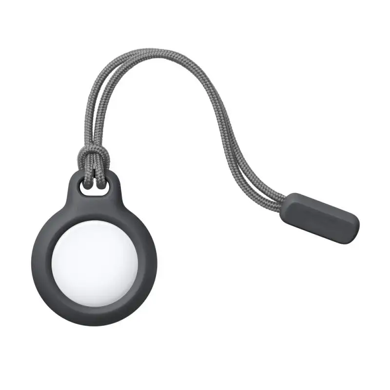 

Protective Case For AirTag Location Tracker Soft Silicone Protective Cover For Apple AirTags Keychain Anti-Lost Anti-Scratch