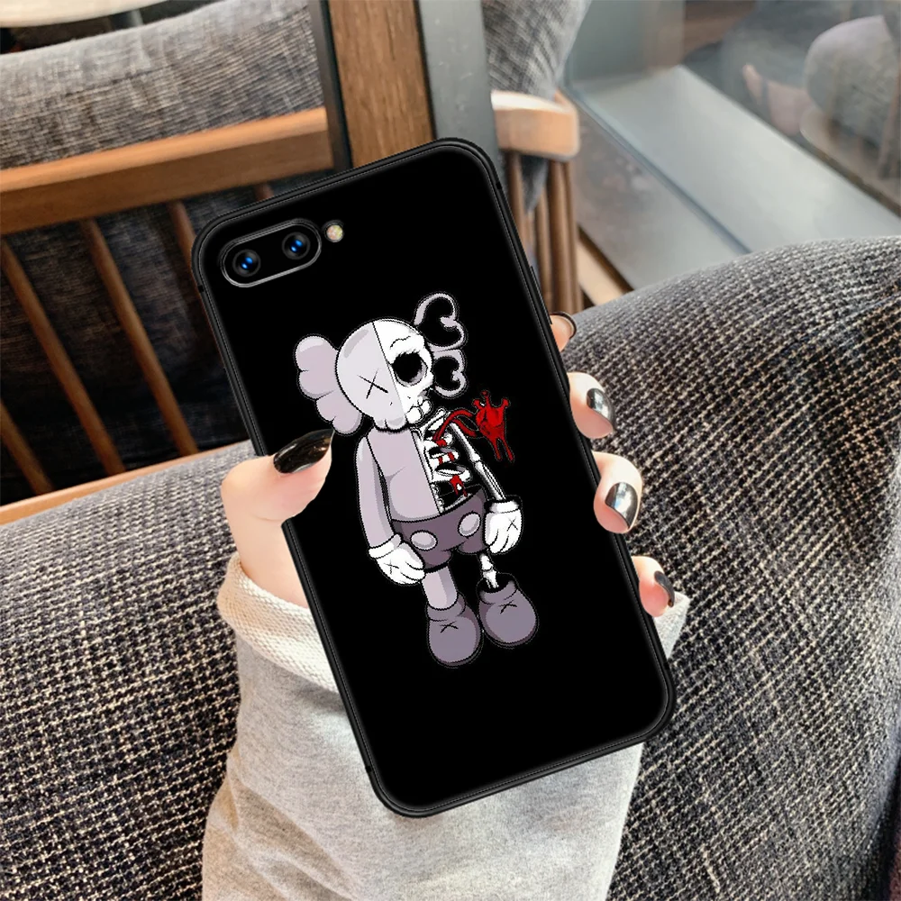 

Kaw Fashion Cartoon Trend Brand Phone Case Cover Hull For HUAWEI honor 7a 8 8s 8a 8x 9 9x 10 20 i Lite Pro black Cover Tpu