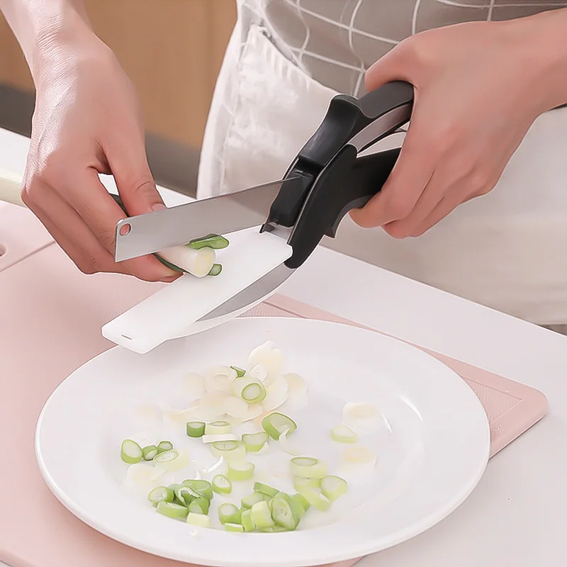 Ножницы для кухонных ножей из нержавеющей стали Многофункциональный нож 2-в-1