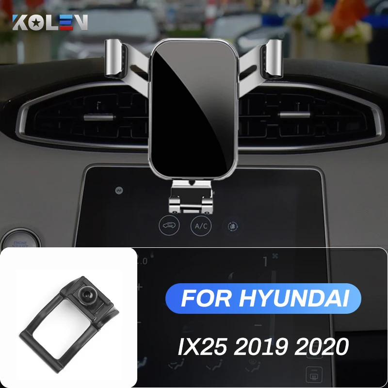 

Car Mobile Phone Holder For Hyundai IX25 ix25 2019 2020 GPS Gravity Stand Air Vent Outlet Special Navigation Bracket Accessories