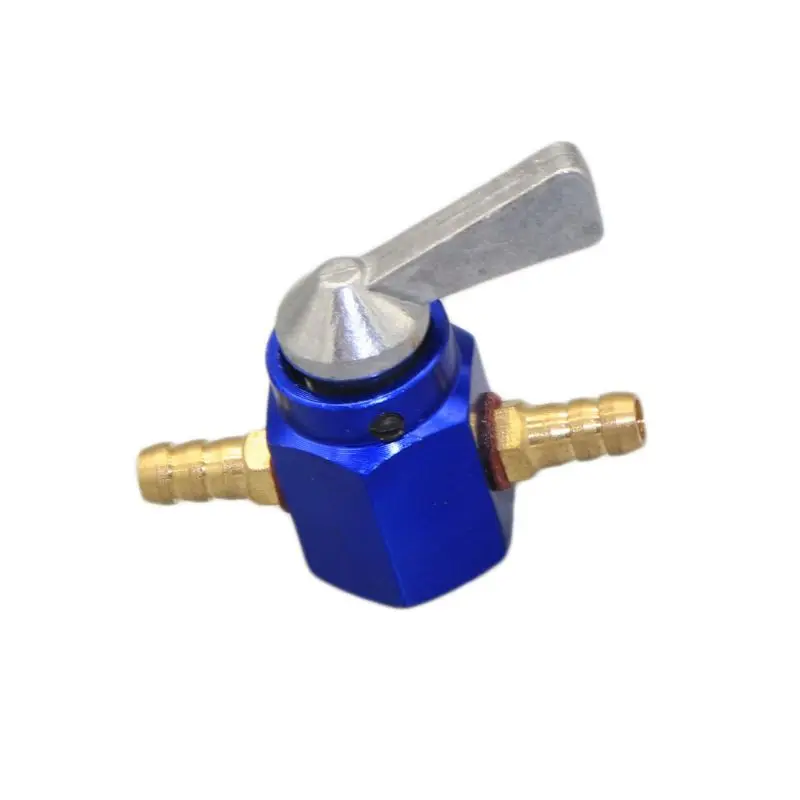 

XXFF Motorbike Gas Petrol Fuel Tap Motorcycle In-Line Petrol On-Off Fuel Tap Switch 6 Color 6mm Universal