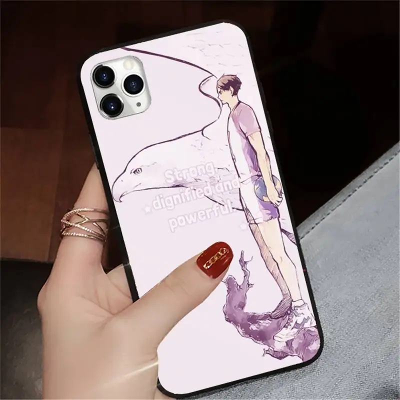 

Ushijima Wakatoshi Shiratorizawa Haikyuu Phone Case for iPhone 11 12 pro XS MAX 8 7 6 6S Plus X 5S SE 2020 XR