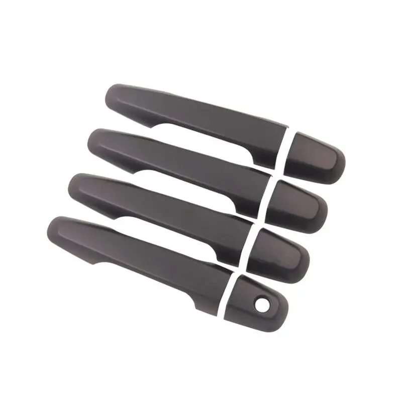 Для Mitsubishi Pajero Sport 2011 2012 2013 2014 2015 2016 2017 2018 матовая черная хромированная Автомобильная дверная ручка Крышка Аксессуары