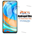 Гидрогелевая пленка для Xiaomi Redmi note 9S 9 8 pro 9 Pro Max 8t 8A 10X Pro 5G 4G, пленка не стеклянная, 2 шт.