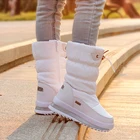 Ботинки для девочек, Зимние непромокаемые, на резиновой нескользящей подошве, 2021