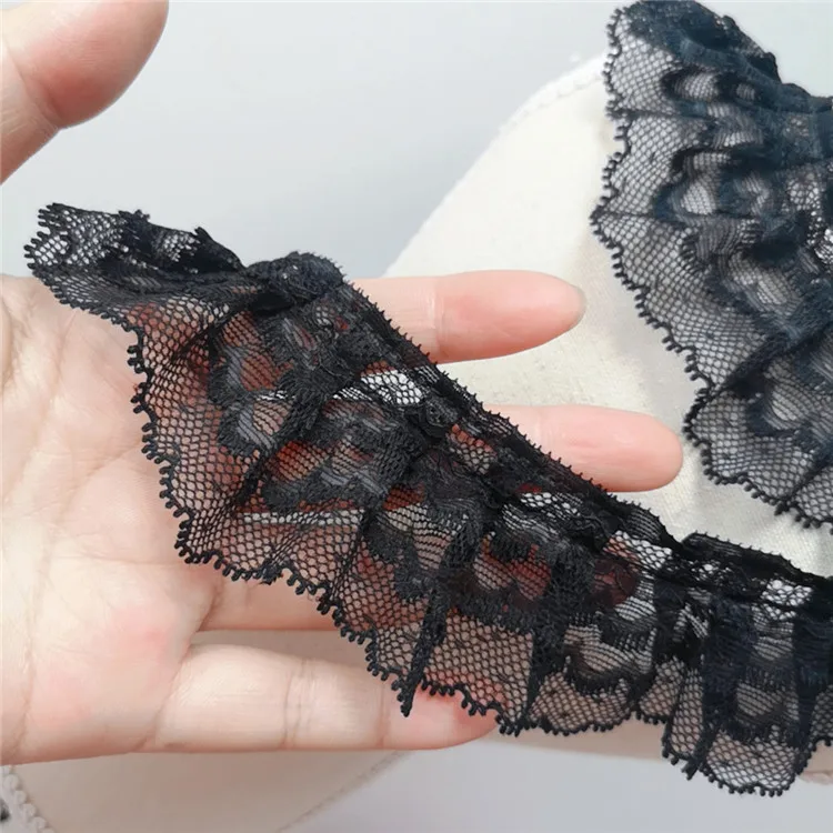 Одежда манжеты мягкие плиссированные кружева отделка Аксессуары складки -