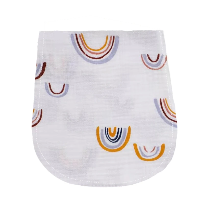 

Baby Facecloth Cotton Burp Cloth Curved Absorbent Gauze Washcloth Newborns Soft Bibs Bath Towel Handkerchief