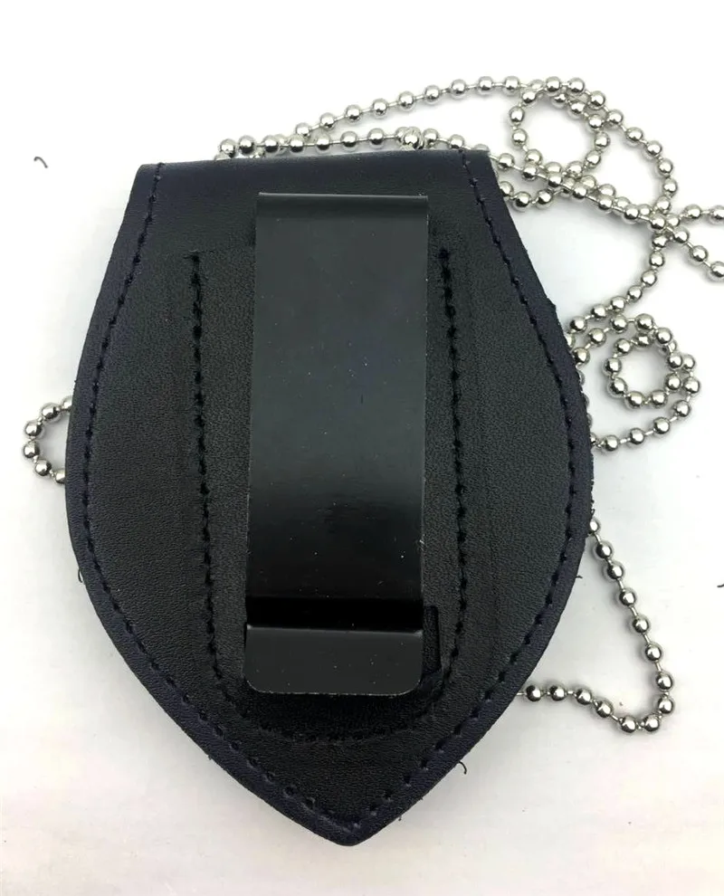 Универсальный держатель для бейджа американский кожаный полицейский детектив с