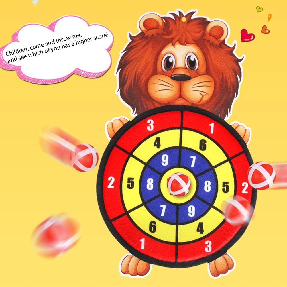 С изображением мультипликационных персонажей для детей липкий целевой мяч Дарт