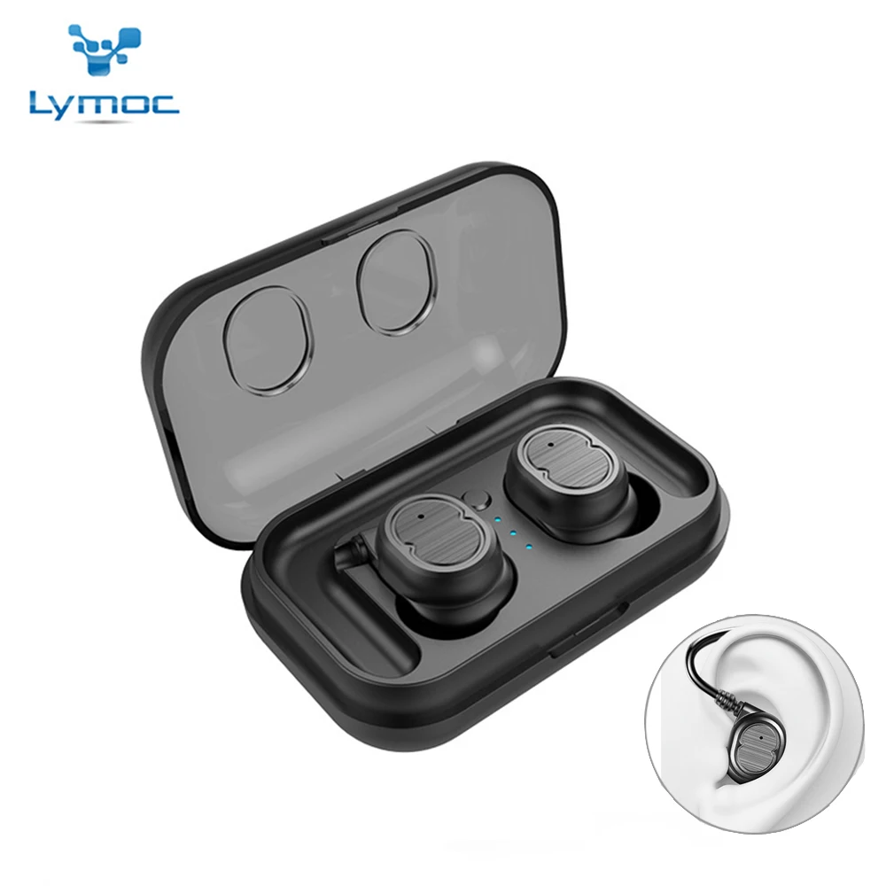 LYMOC TWS8 Bluetooth наушники 5 0 вкладыши TWS с Беспроводной гарнитуры мини Hi Fi звук спорт