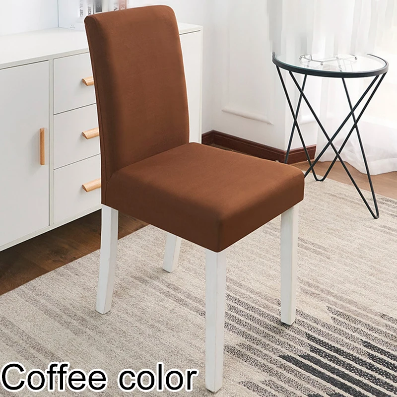 Simple Stretch Dining Chair Cover Universal Removable Protective Slipcover That Recovers Quickly |