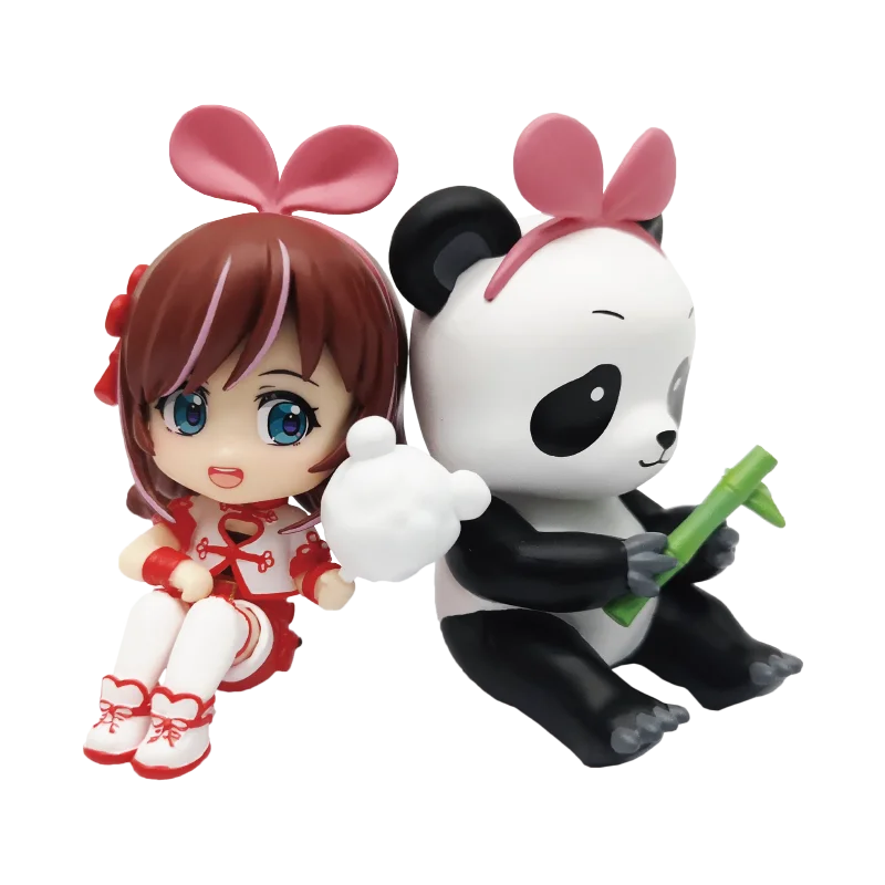 

Kizuna AI Chinese Panda Model Mysterious Blind Box Surprise Bag Cartoon Cute DollDecoration Decoration Gift Toy Collection Model