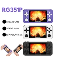 rg351p retro game console 3 5inch ips screen portable handheld rk3326 open source system ps1 game player children gift