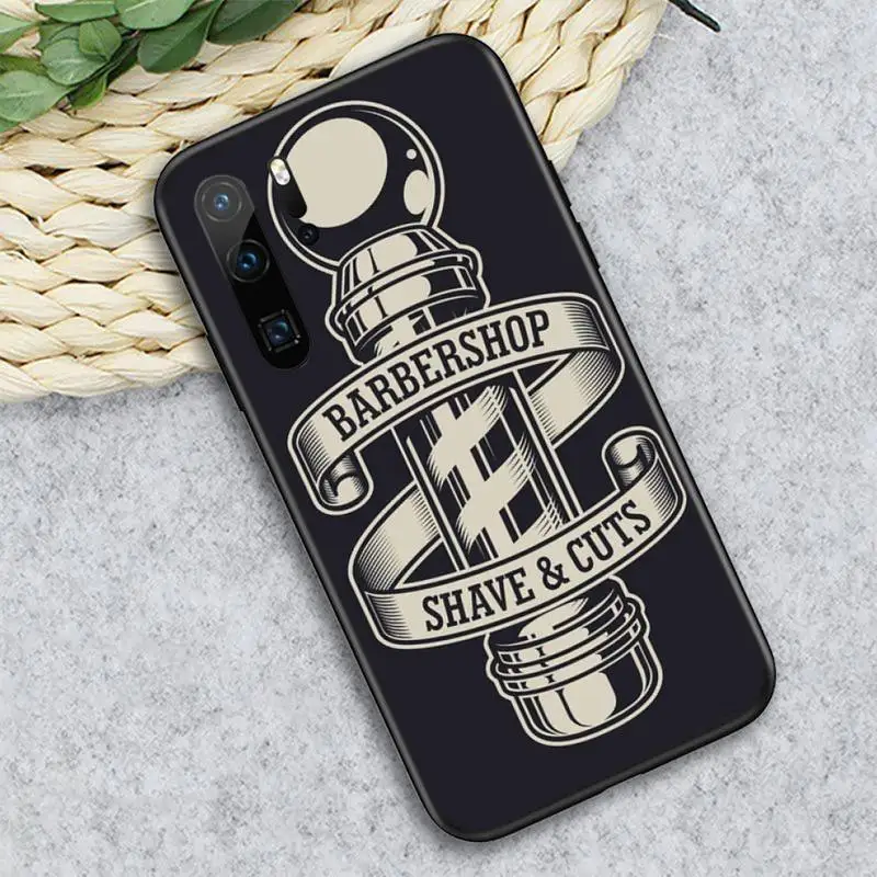 

Barber Shop Hair Stylist Salon Phone Case For Huawei NOVA 2 2i 2s 3i 4 4e 5 plus P10 lite 20 P20 pro honor10