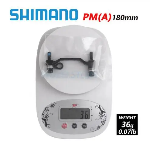 SHIMANO SM-MA-F180P/P2 F203P/P дисковый тормозной адаптер PM A опорный дисковый тормозной кронштейн для 180/203 мм ротора RT86 RT81 RT56 - Цвет: 180mm