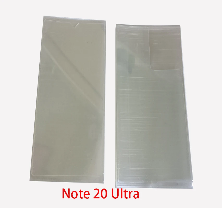 

100Pcs Phone Factory Screen Protector Transparent Film For Samsung Galaxy Note 8 9 10 20 Ultra S8 S9 S10 S10E S20 S21 S22 Plus