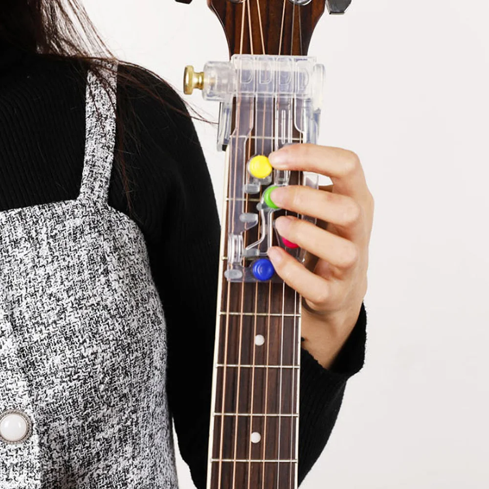 

Guitar Chord Practice Tool Classical Guitar Teaching Guitar Study Practice Aid Chord Buddy Lesson Play Learning Guitar Aids Tool