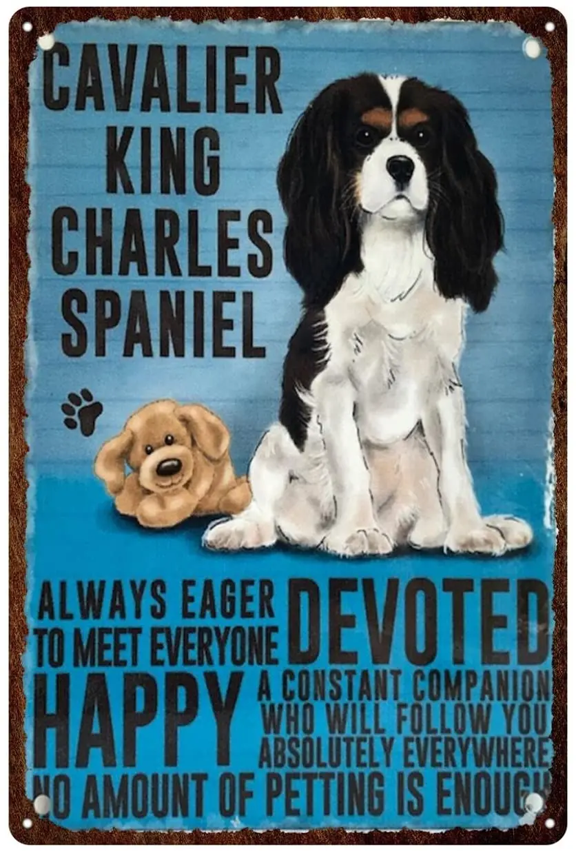 

Animal Vintage Metal Poster Home Decor Retro Tin Sign for Bar Club Pet Shop Decorative 20x30cm N