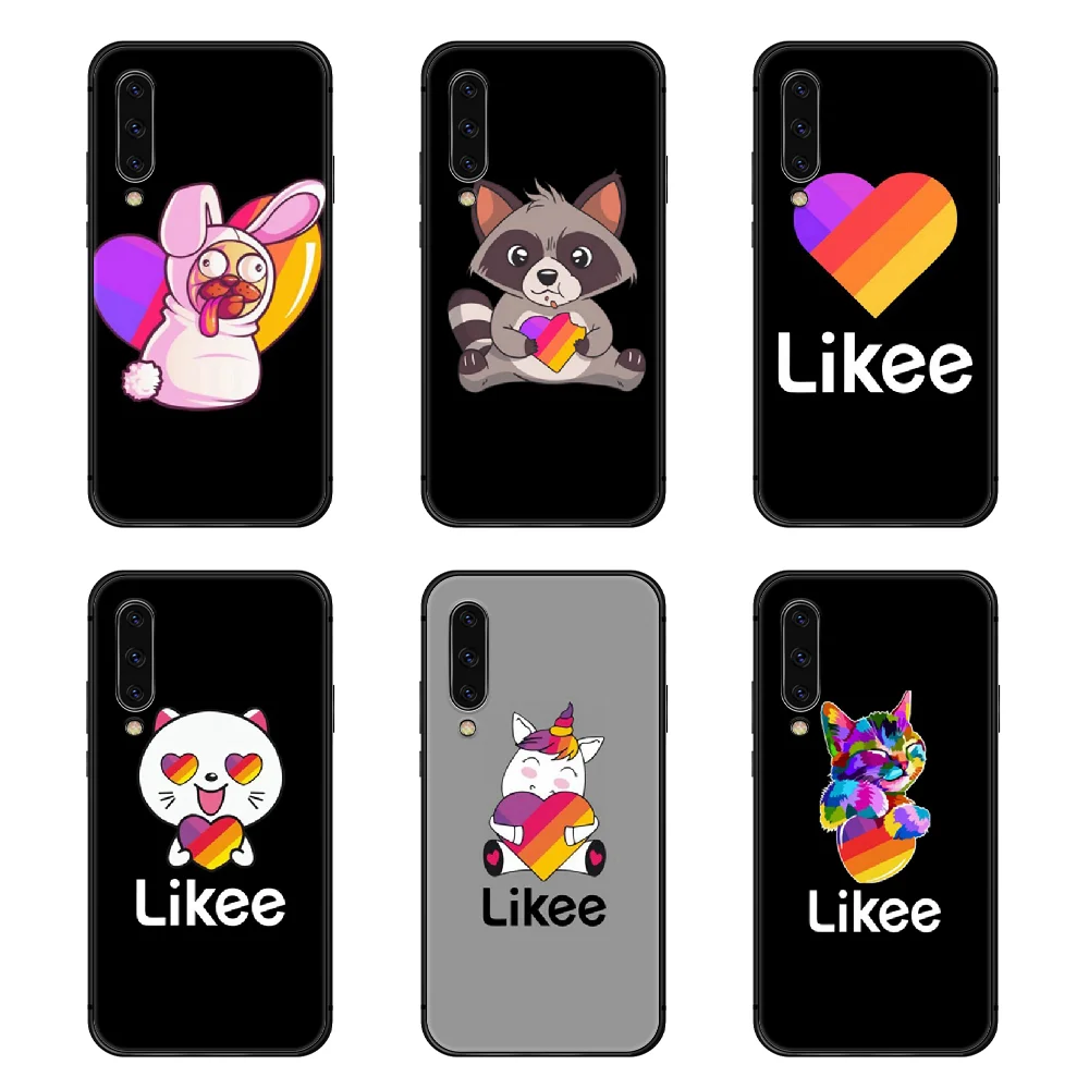 Likee чехол для телефона Samsung Galaxy A10 A20 A30 E A40 A50 A51 A70 A71 J 5 6 7 8 S Черный Модный сотового |