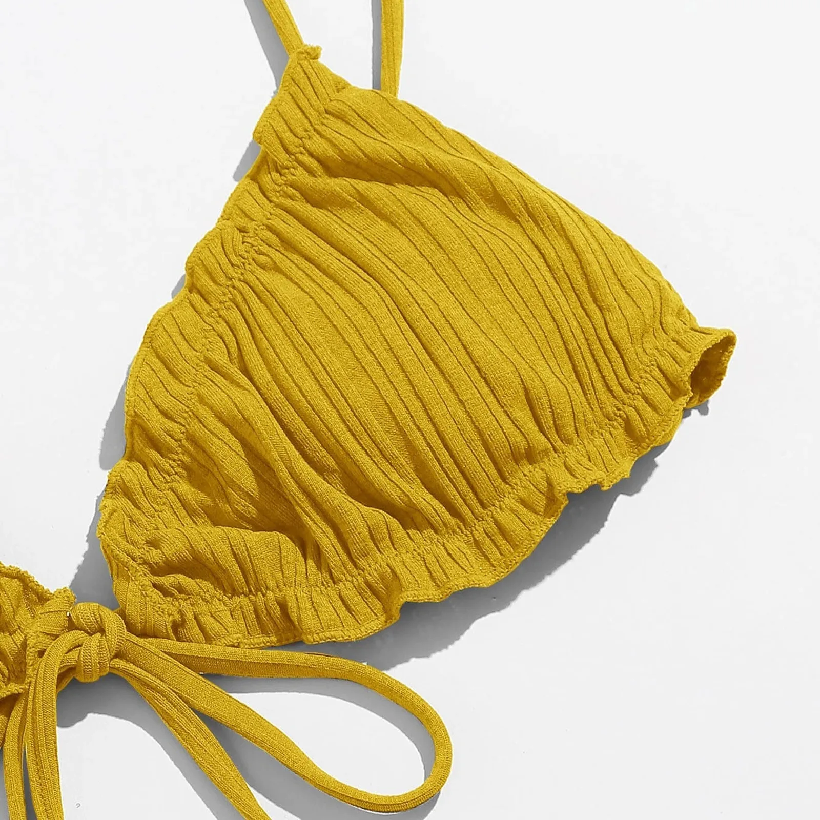 

Solid Sexy Bikini 2021 Summer Swimsuit Women 2 Pieces High Waist Bikini Push Up Swimwear Swimsuits Bathing Suit Tankini Female