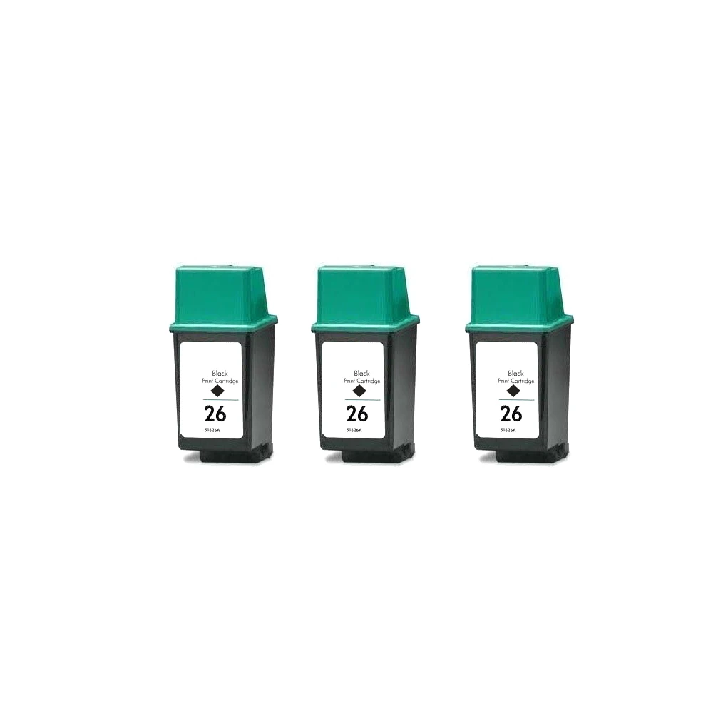 1 Картридж с черными чернилами совместимый заменой для HP26 26 51626A DeskJet