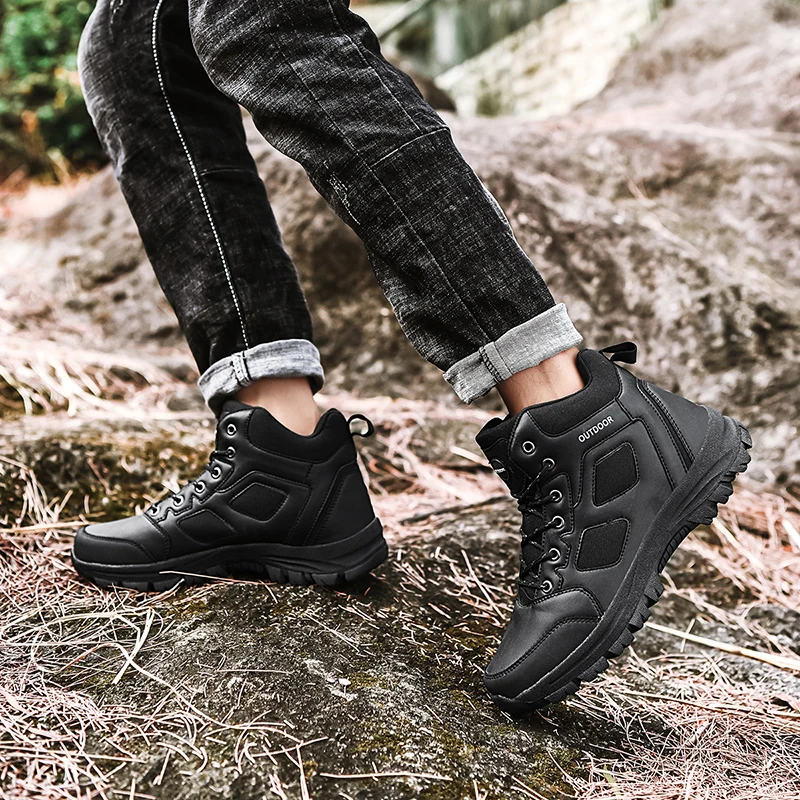 

Military Boots Men Ankle Tactical Winter Combat Boots Black Waterproof Desert Army Boot Mens Militar Man Shoes Male Coturno