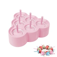 mini silicone popsicle molds baby diy ice cream molder food easy release food greade ice cream tray holders