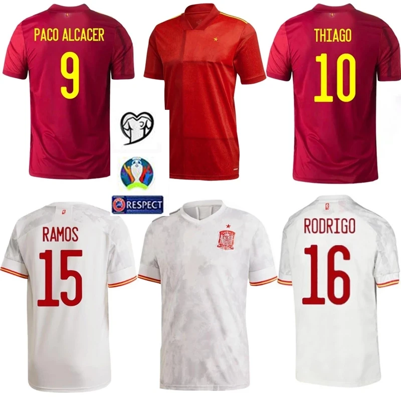 2021 SpainES футболки игроков футбольного клуба &quotRAMOS трикотажного полотна&quot Одежда