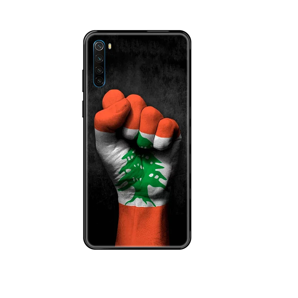 Чехол для телефона с ливанским флагом Xiaomi Redmi Note S2 4 5 6 7 8 A S X Plus Pro Черный Модный