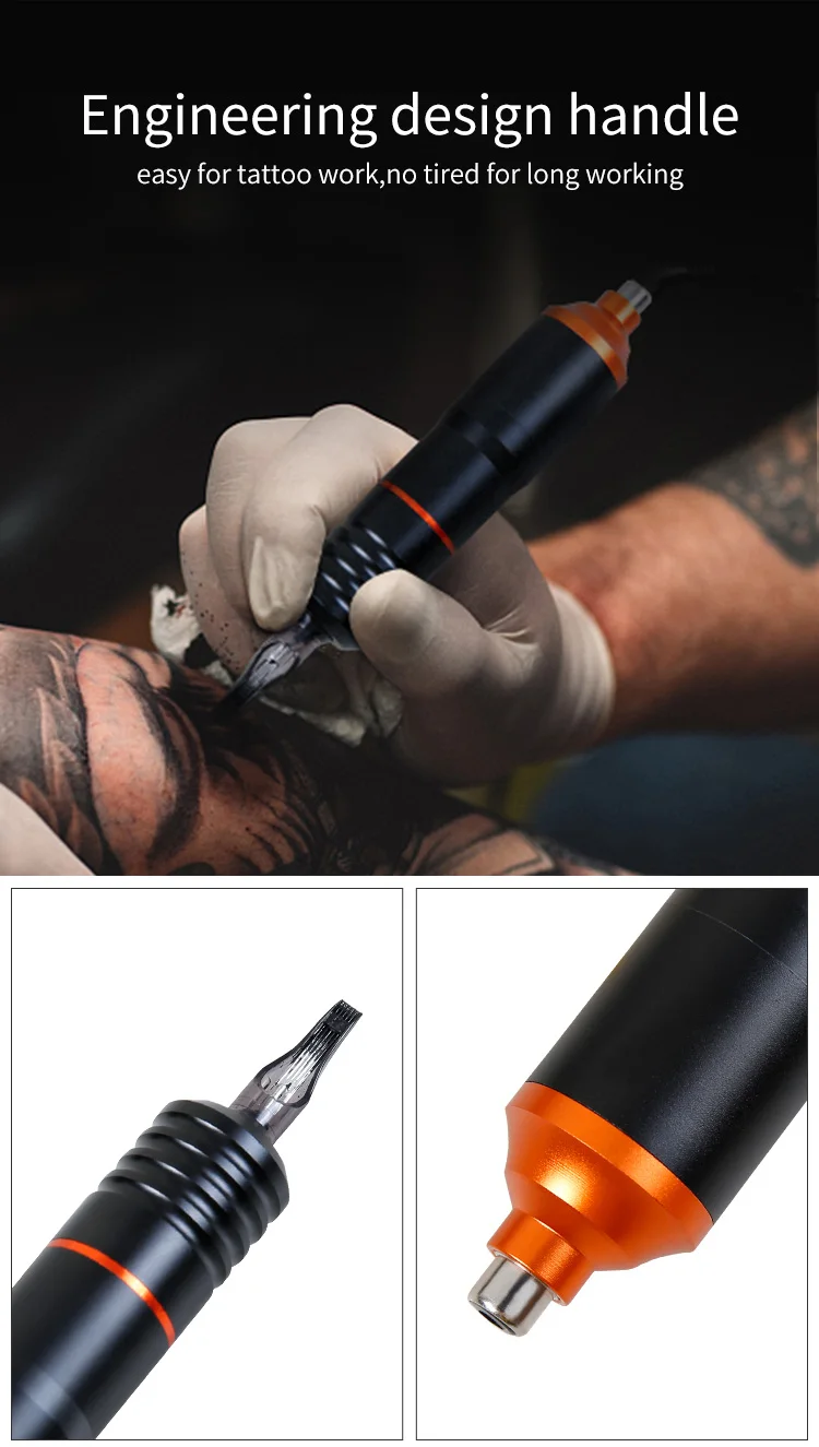 Dragonhawk Перманентная тату машинка для макияжа роторная ручка высокоскоростная