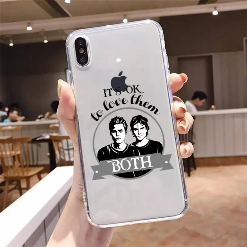

The Vampire Diaries Phone Case For iphone 12 11 8 7 6s 6 5 5s 5c se plus mini x xs xr pro max Transparent soft