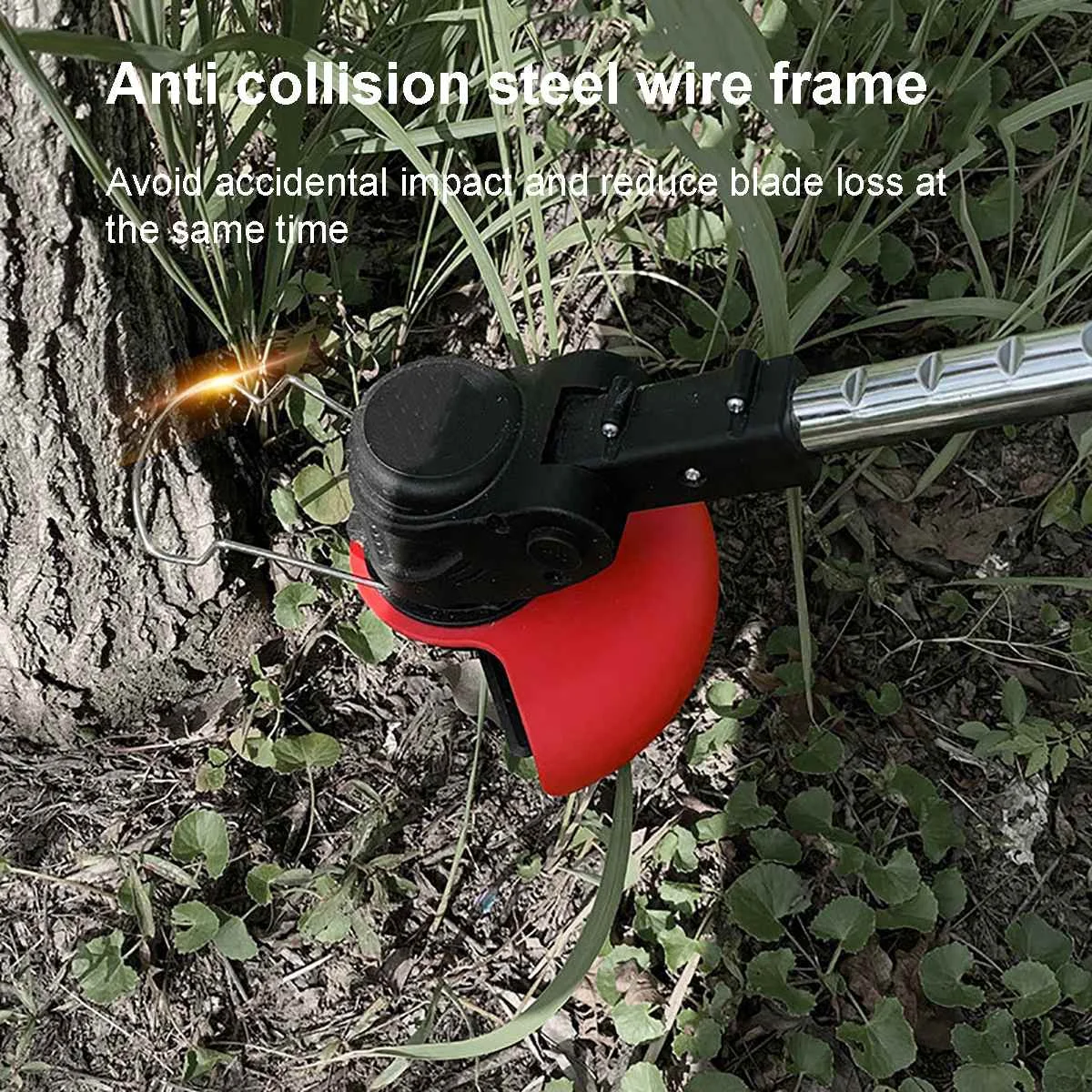 

48VF Portable Electric Grass Trimmer Handheld Lawn Mower Agricultural Household Cordless Weeder Garden Pruning Tool