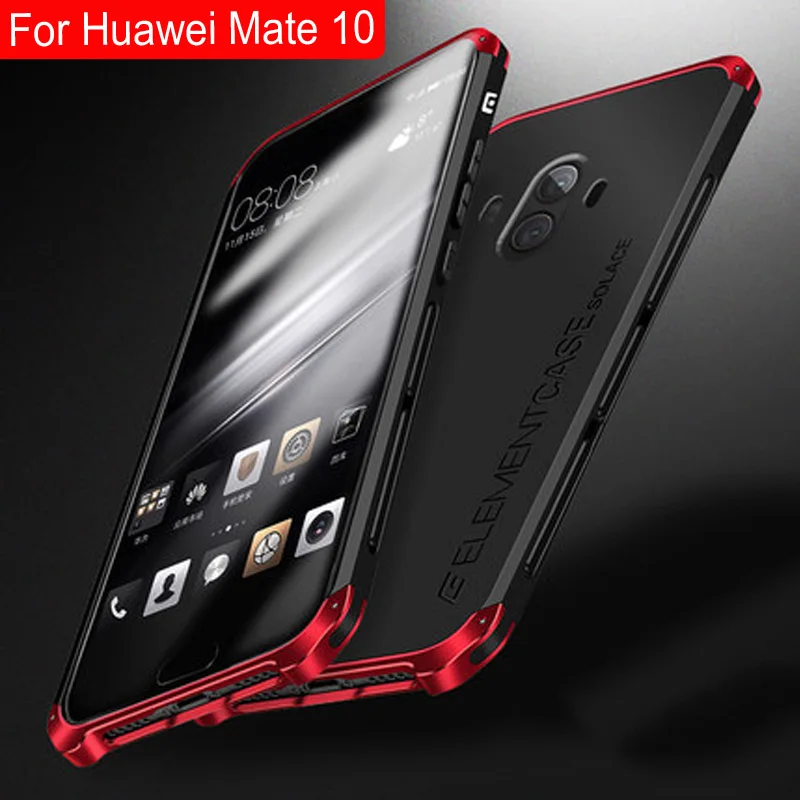Металлическая рамка для Huwei Mate 10 тонкий жесткий алюминиевый Гибридный корпус из