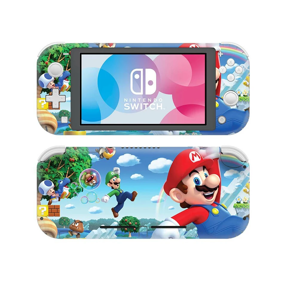 Наклейка с изображением супер Марио для nintendo Switch Lite, протектор консоли, чехол для nintendo Switch Lite, Виниловая наклейка с NSL
