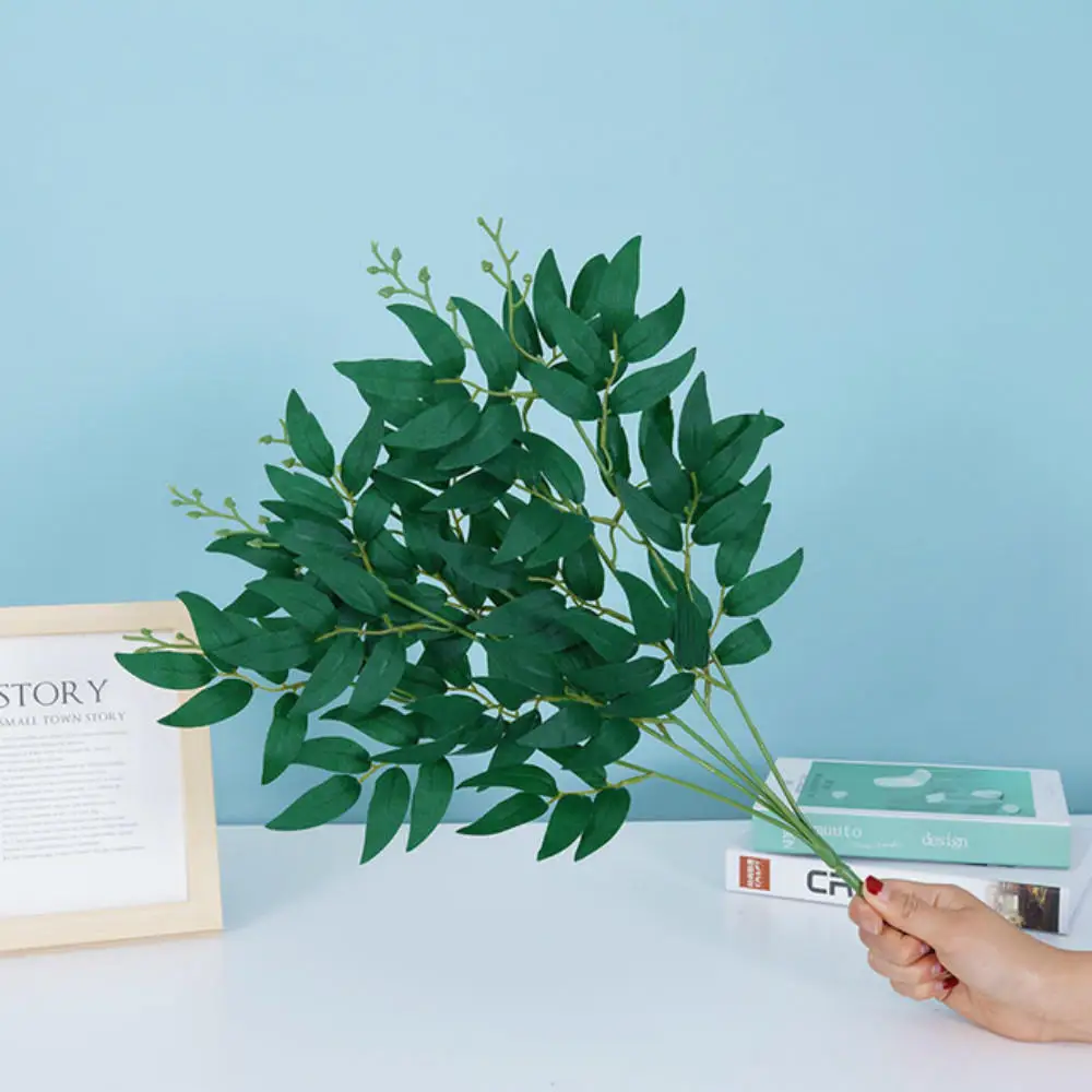 Искусственный белый цветок растение свадебная брошь ветвь шёлковые цветы для