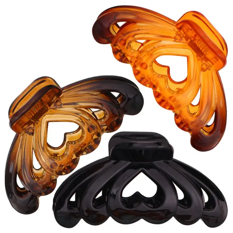 Зажим конский хвост для женщин и девочек зажим волос в форме сердца зажимы