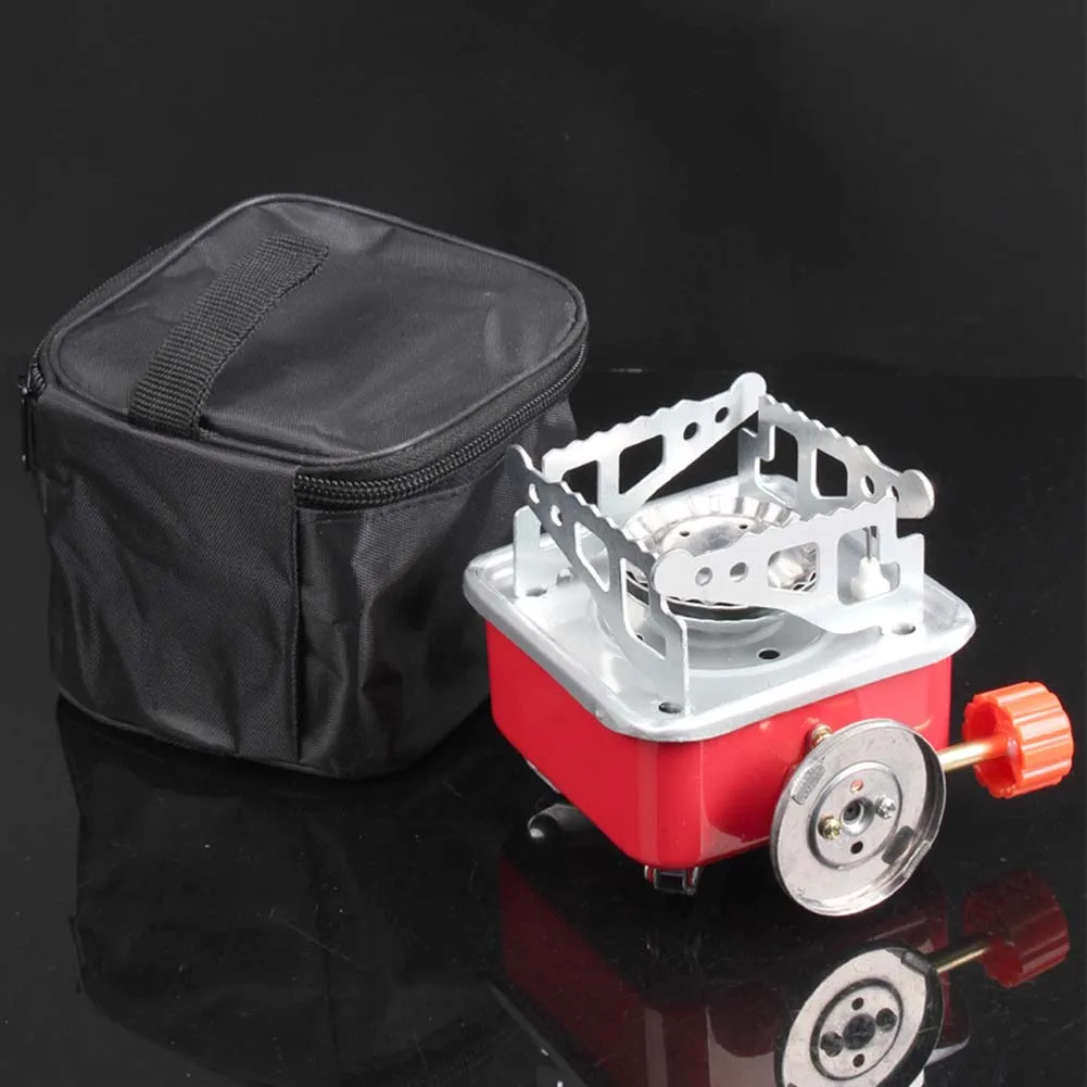 Открытый Пешие прогулки кемпинг портативная мини горелка газовая карточная