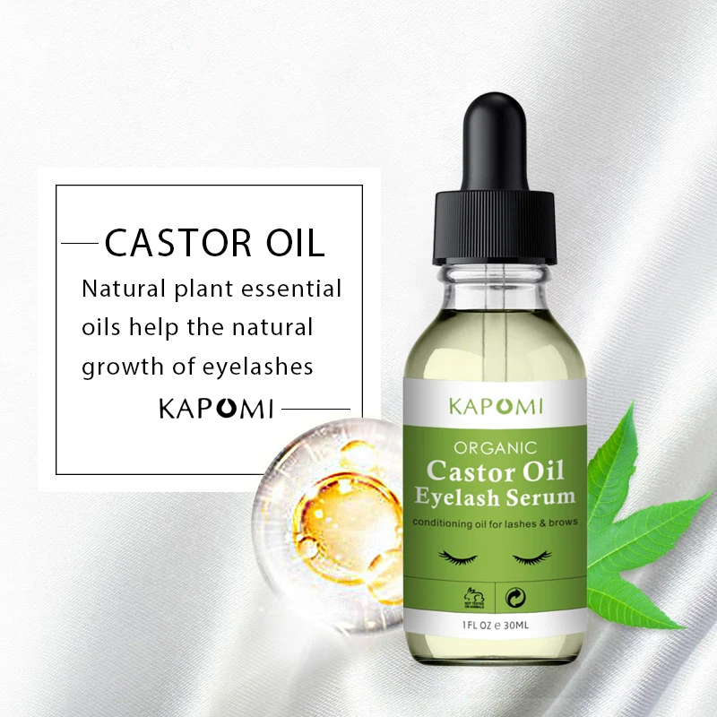 

Pure Natural Castor Oil Eyelash Eyebrow Hair Growth Essential Oil Prevent Mild Aging Castor Organic Serum Hair Fast Growth