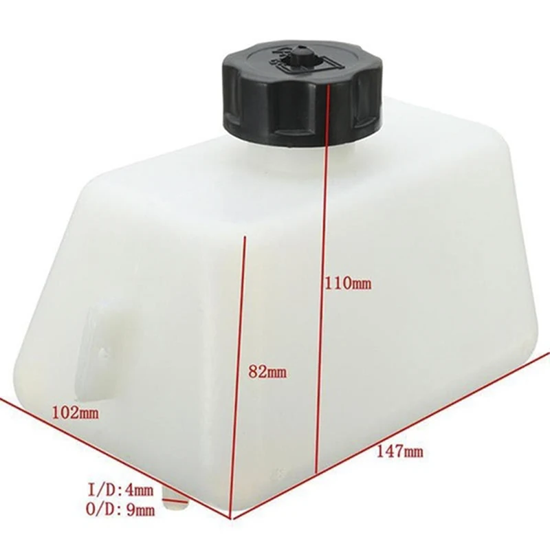 

1pc white Plastic Motorcycle Petrol Fuel Tank For Mini Motor Dirt Bike Dirtbike Filter 1L motorcycles Accessories